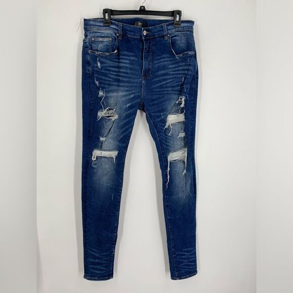 Amiri Men’s Skinny Distressed Jeans size 38 - Picture 1 of 3